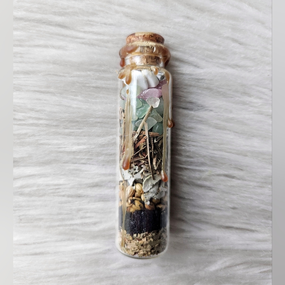 Yule Blessings Spell Jar